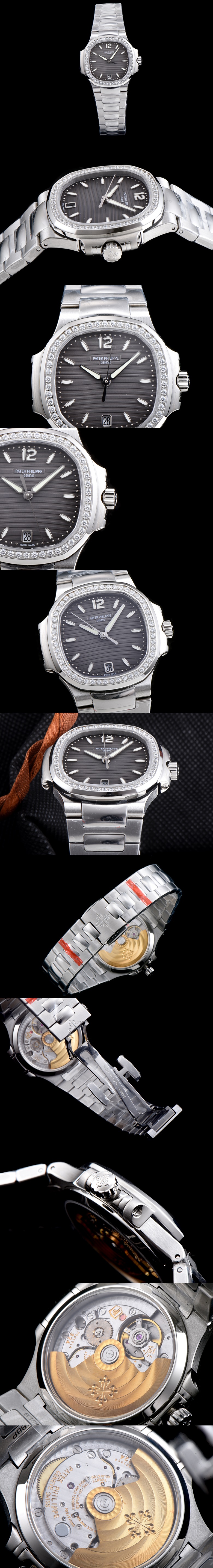 파텍필립 여성용 노틸러스-5 7018 70181A-011 칼리버